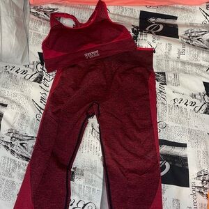 PINK seamless workout set